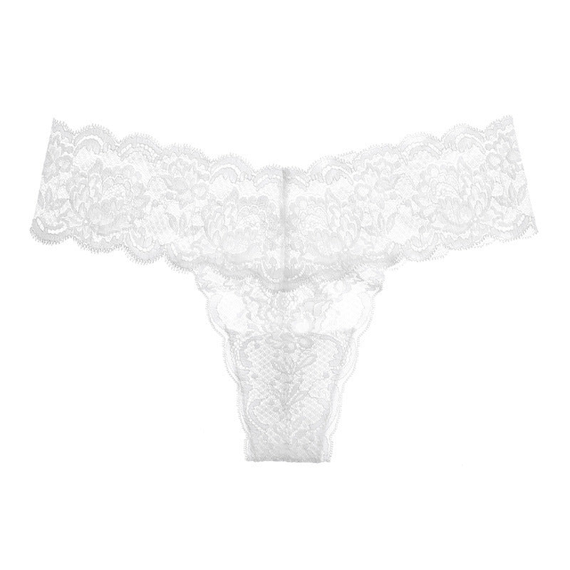 Sexy low waist see-through temptation thong