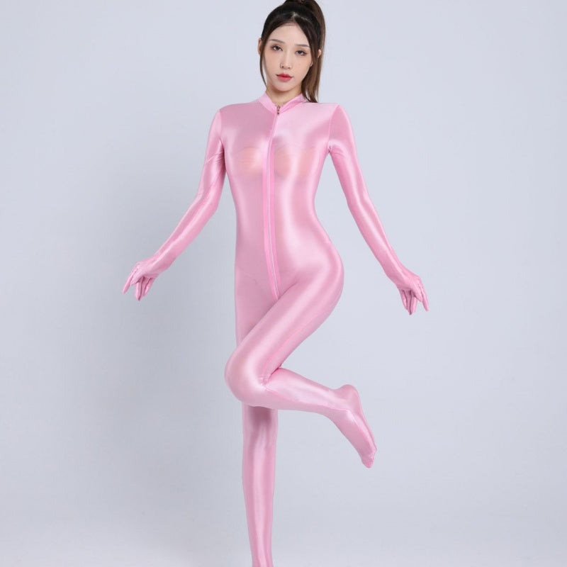 Sparkling Zipper Bodysuit