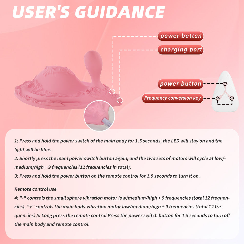 Wireless remote control cushion - female intense pleasure massager