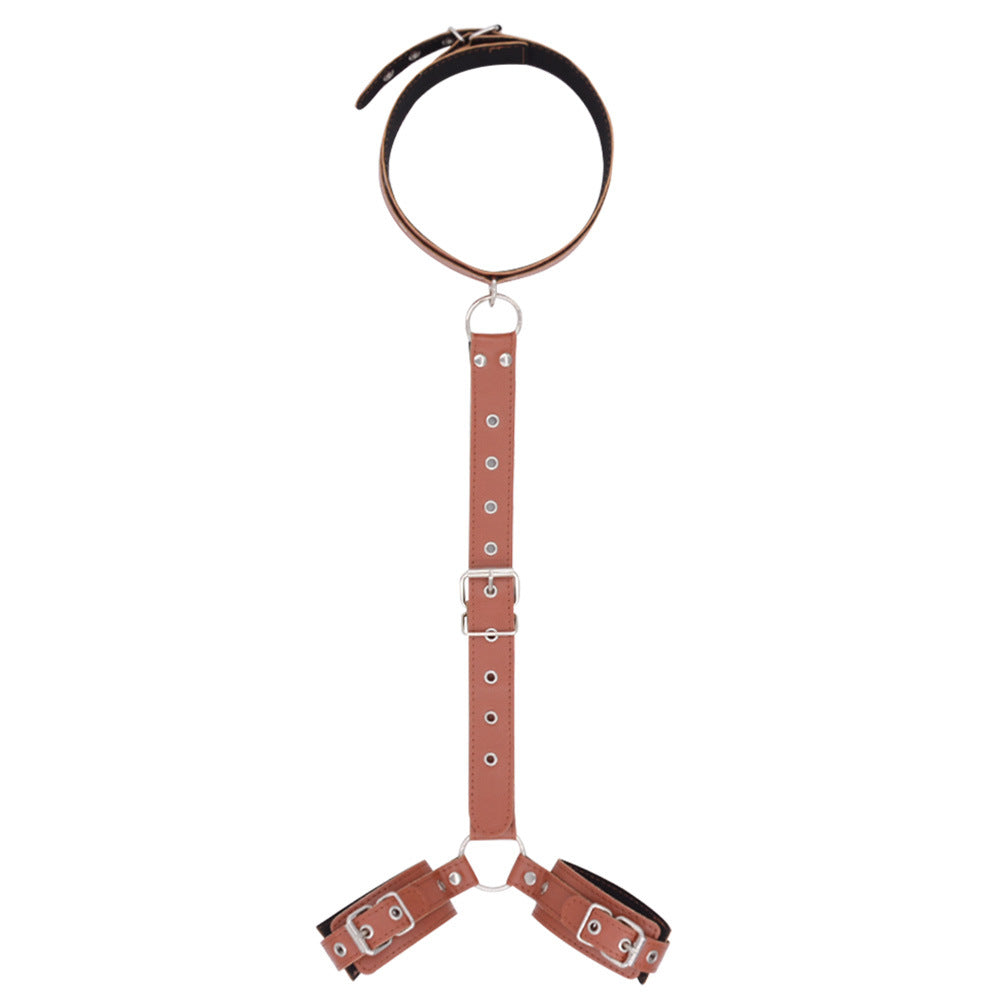 Adjustable BDSM Leather Bondage Strap