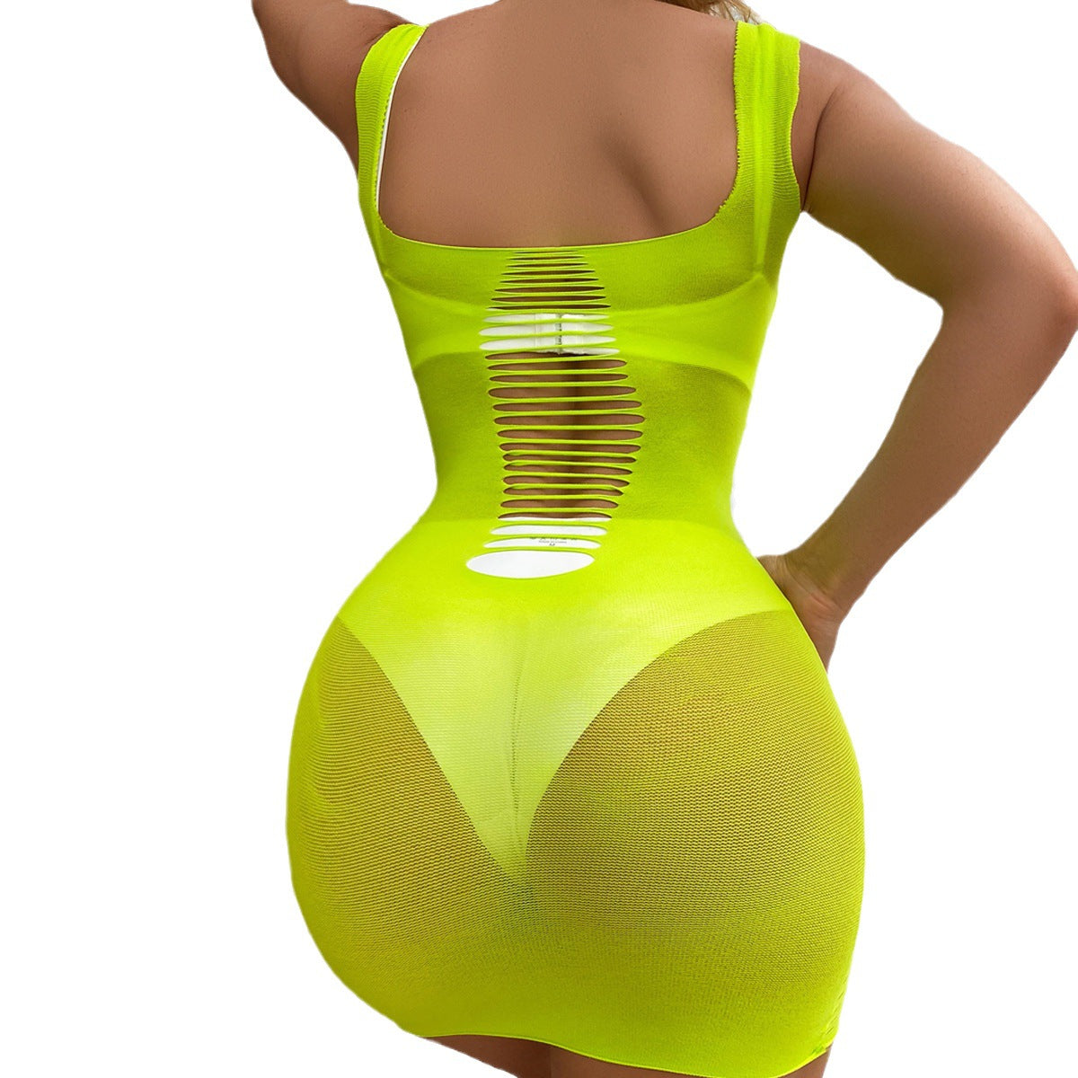 Fishnet Hollow Bikini Jacket Mesh Sexy Lingerie