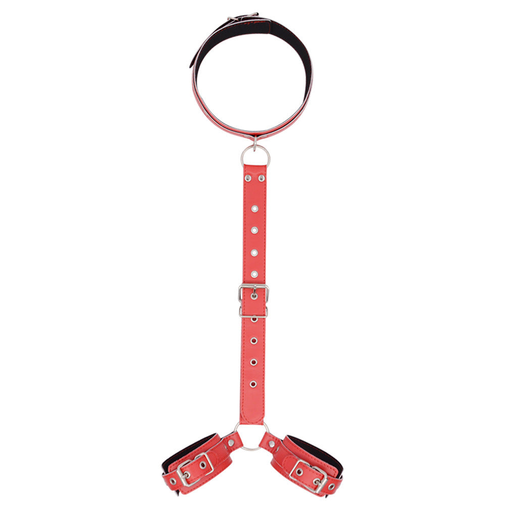 Adjustable BDSM Leather Bondage Strap