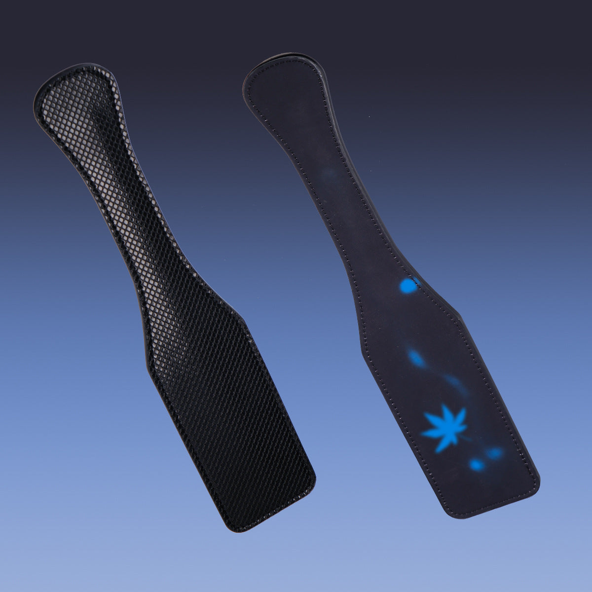 "Color-Changing Leather Paddle – Heat Sensitive BDSM Spanking