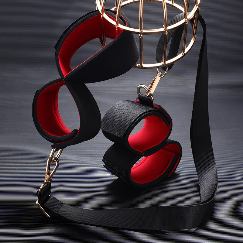 Adjustable Leg Spreader Restraint – Couples Bondage Bed Play Toy