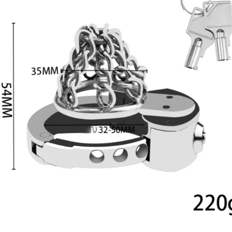 Stainless Steel Cock Ring with Adjustable Fit – Kinky Fetish Play