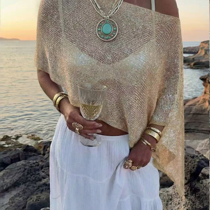 Lightweight Knit Beach Cover-Up Cardigan