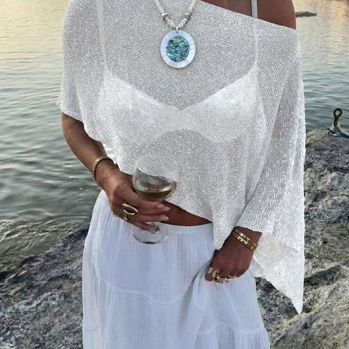 Lightweight Knit Beach Cover-Up Cardigan