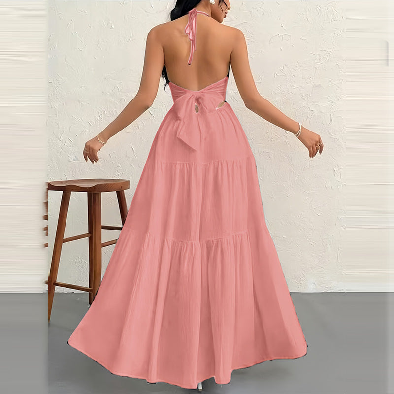 Boho Belted Maxi Dress