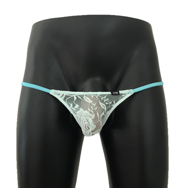 Men’s Sheer Lace Thong – Lightweight Fit