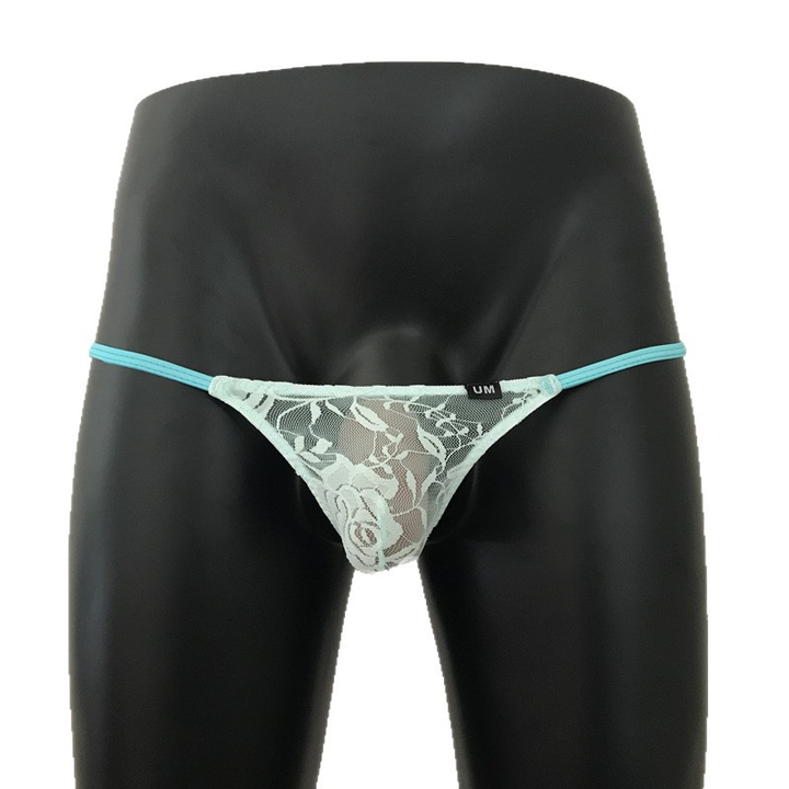 Men’s Sheer Lace Thong – Lightweight Fit