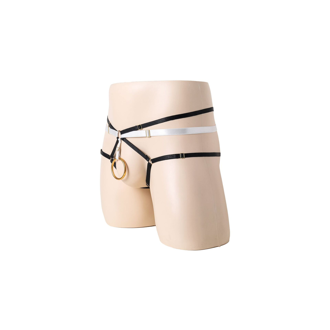 Men’s Strappy Briefs – Cutout Ring Detail