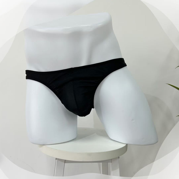 Men’s Lace Thong – Sheer Floral Detail