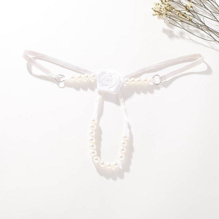 Rose Pearl Massage Thong
