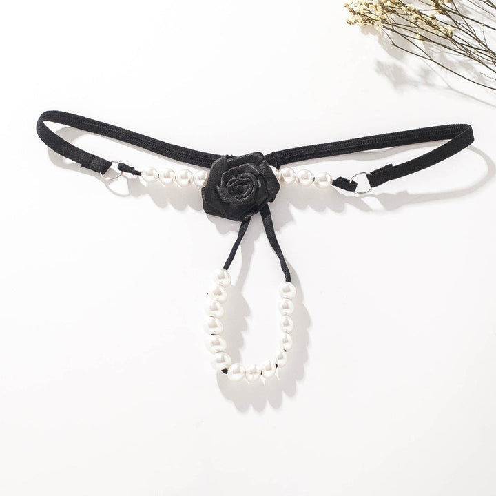 Rose Pearl Massage Thong