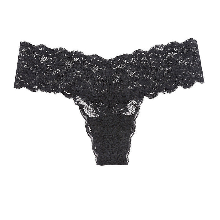 Sexy low waist see-through temptation thong