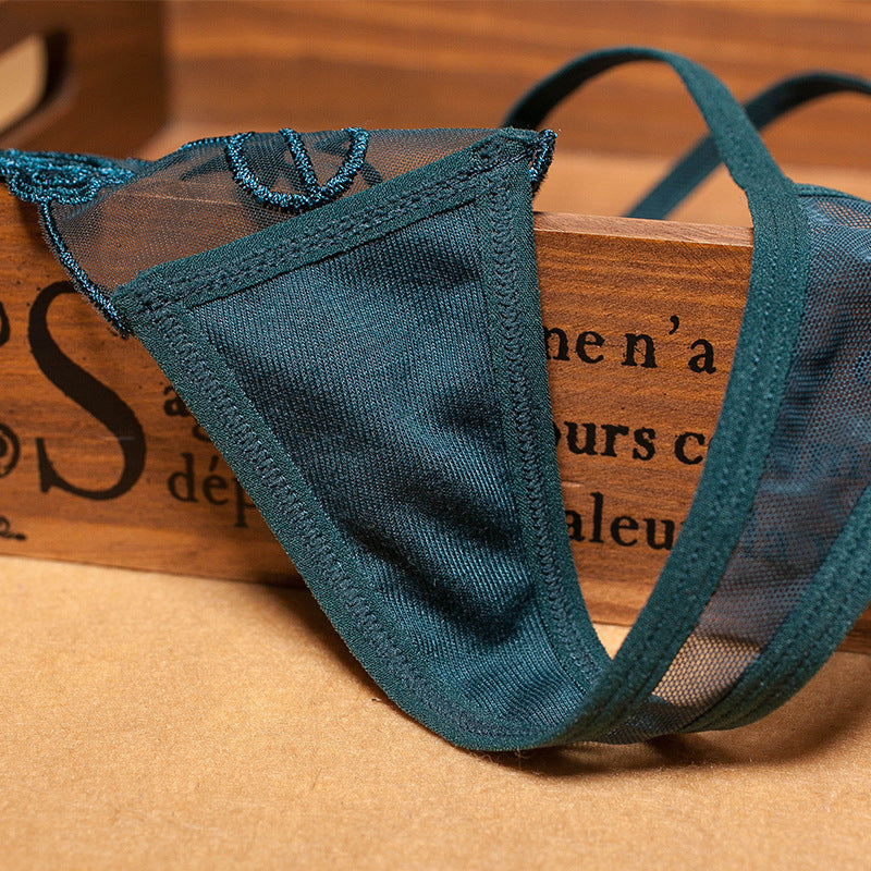 Mesh Thin Strap Tempting Seamless Panties
