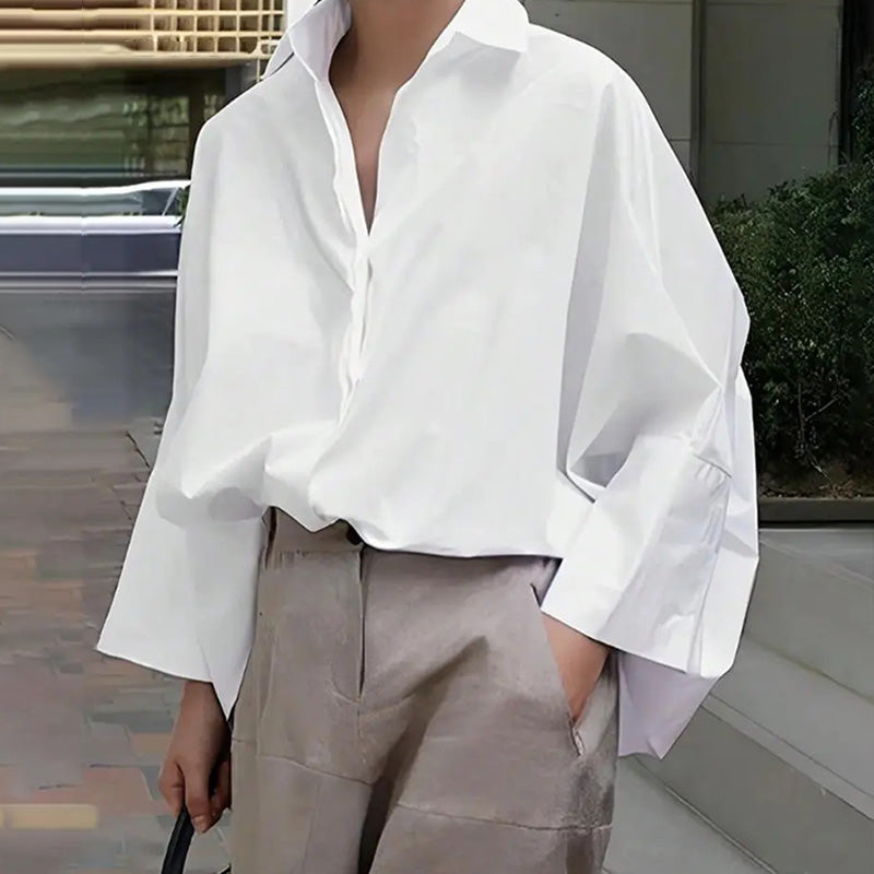 Relaxed Fit Button-Up Shirt