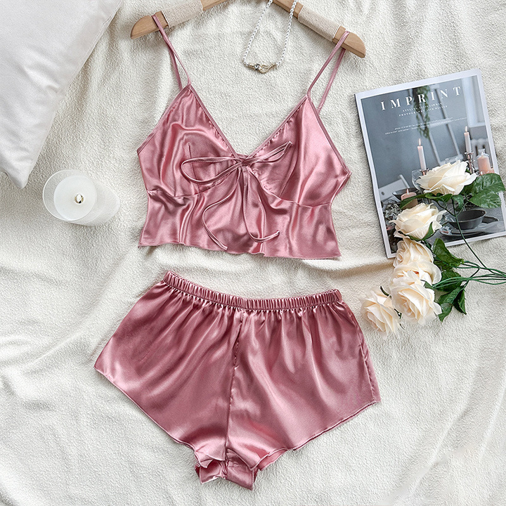 Women’s Satin Cami &amp; Shorts Sleepwear Set