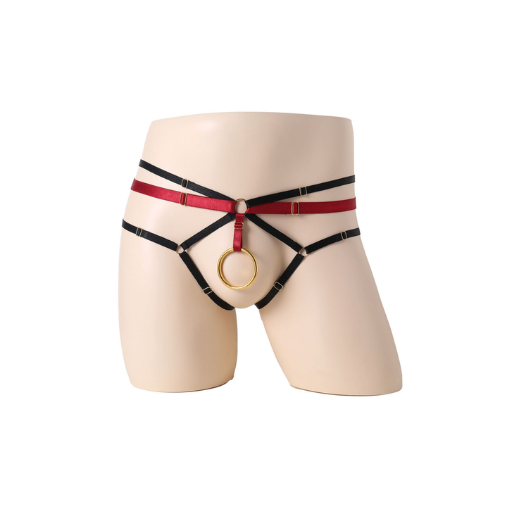 Men’s Strappy Briefs – Cutout Ring Detail