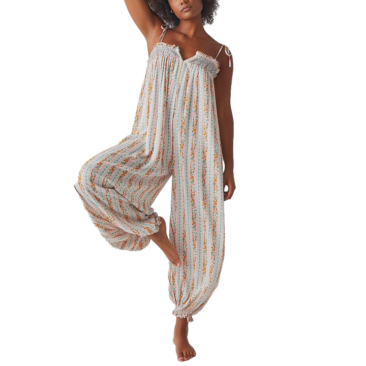 Flowy Boho Wide Leg Jumpsuit
