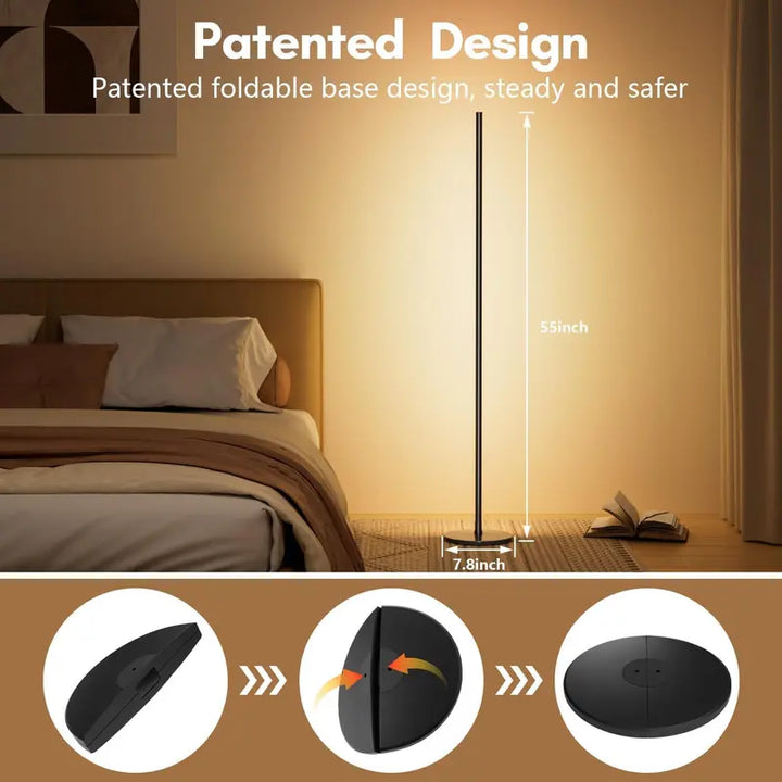 Sound-Reactive LED Floor Lamp