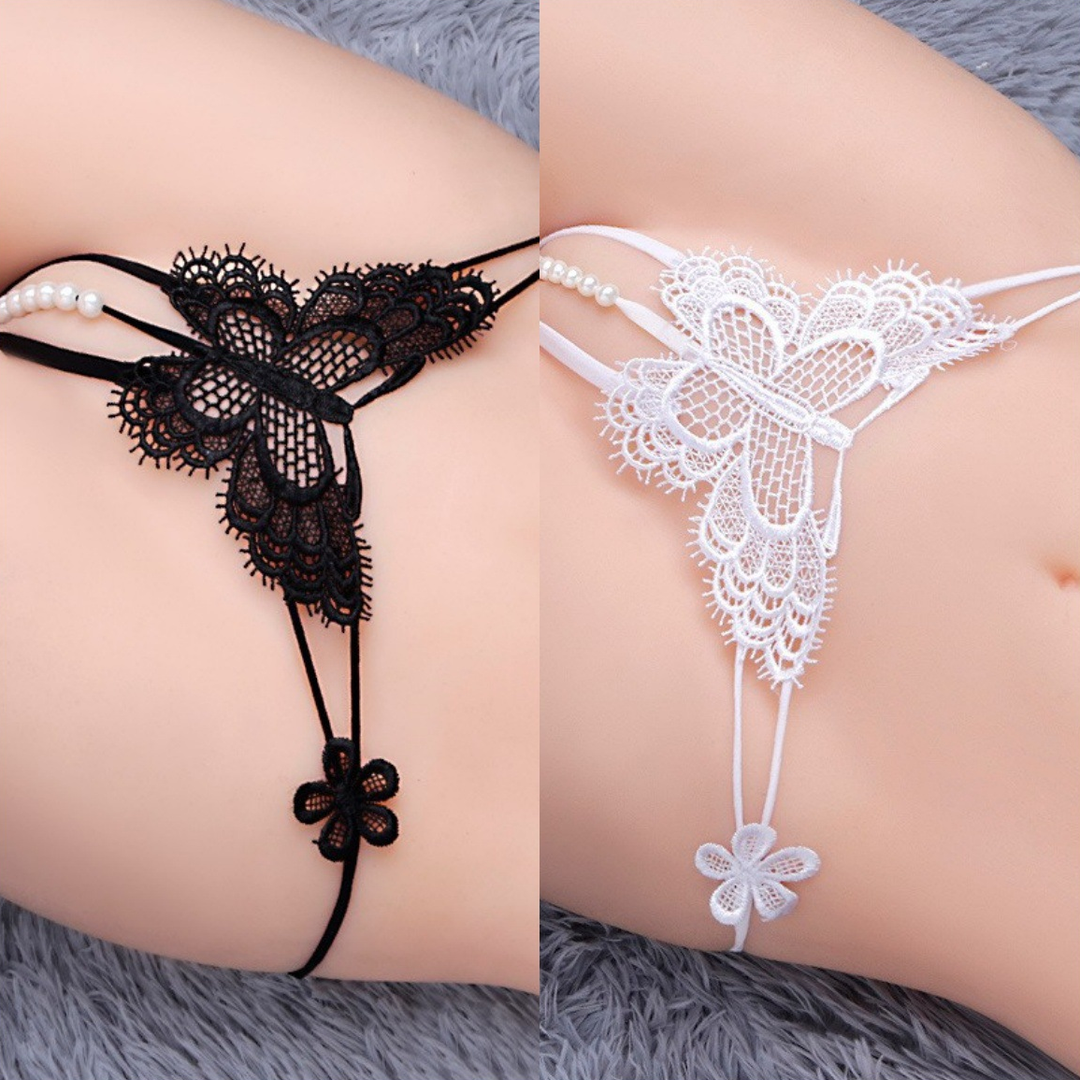 Women’s Floral Lace Thong