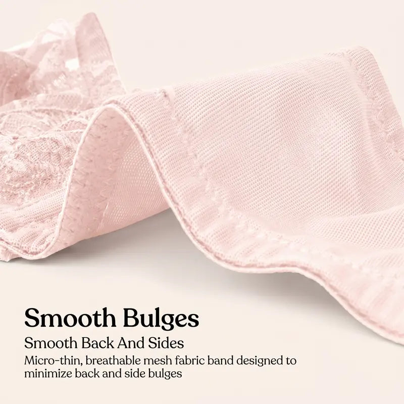 Plus-Size Sheer Lace Underwire Full-Cup Bra