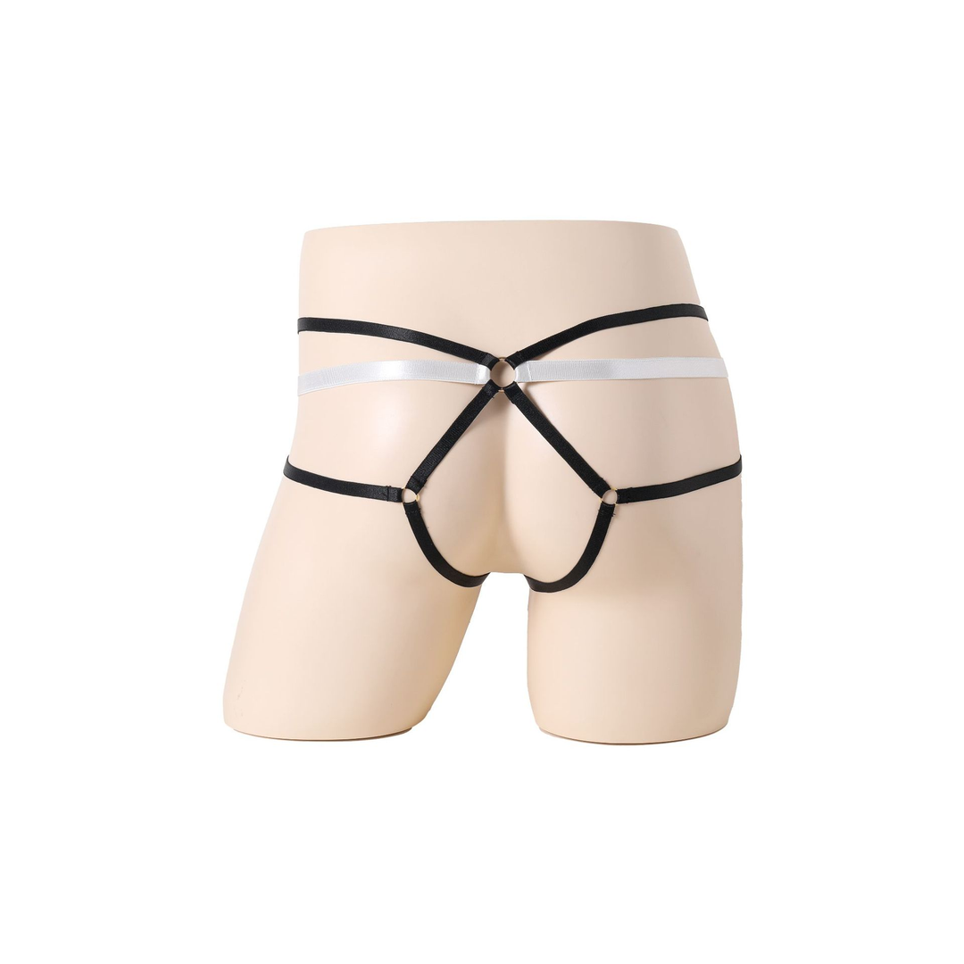 Men’s Strappy Briefs – Cutout Ring Detail