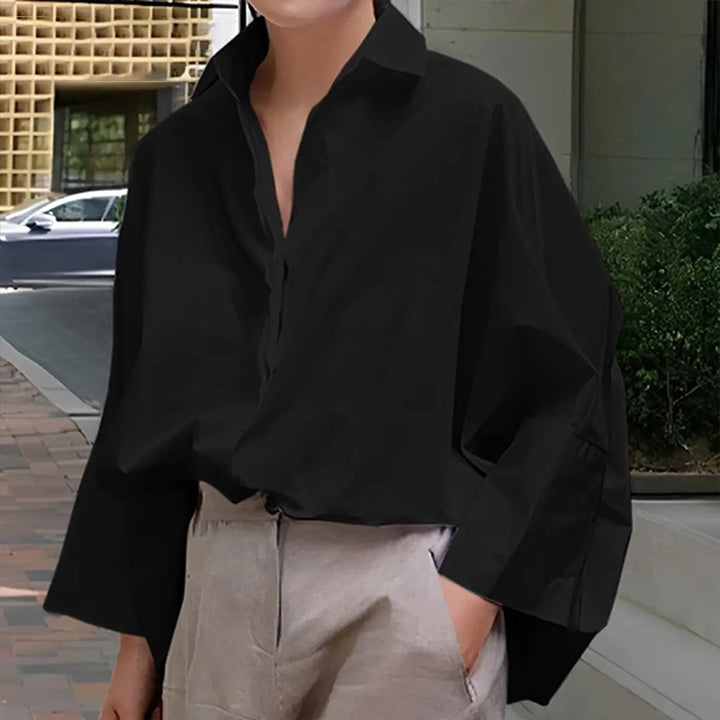 Relaxed Fit Button-Up Shirt