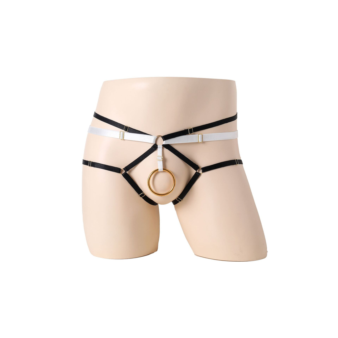 Men’s Strappy Briefs – Cutout Ring Detail