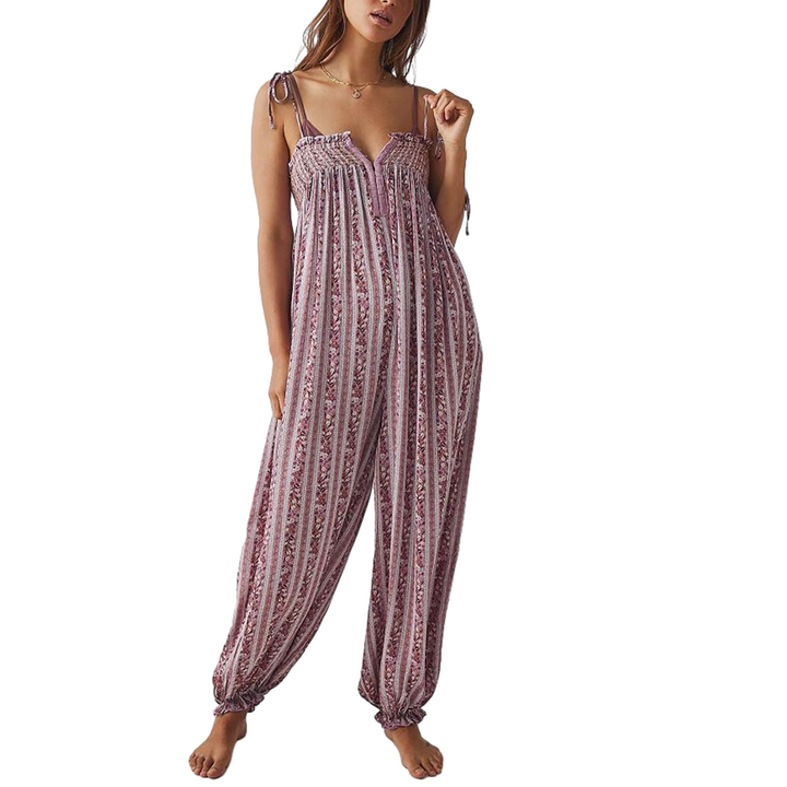 Flowy Boho Wide Leg Jumpsuit