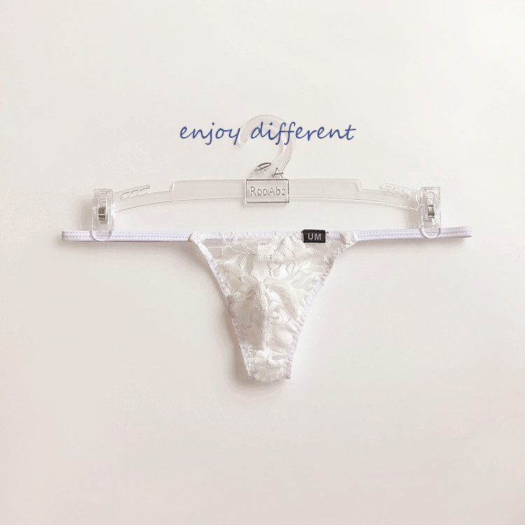 Men’s Sheer Lace Thong – Lightweight Fit