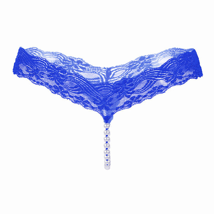 Solid color sexy lace T-back