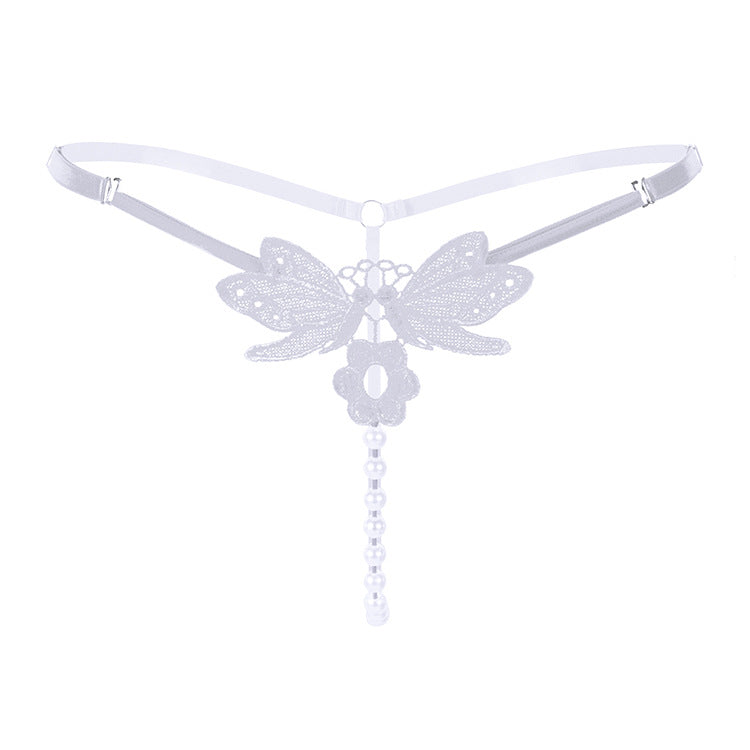 Embroidered Pearl Sexy Panties