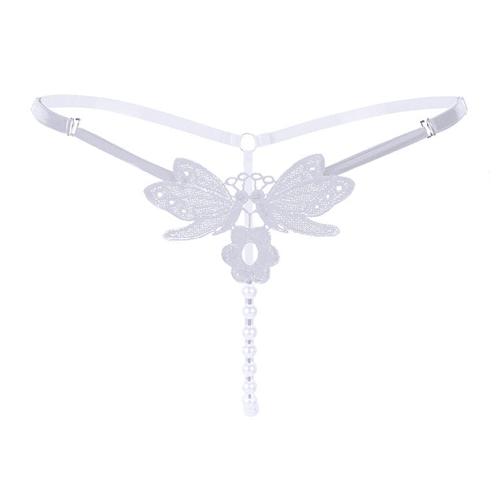 Embroidered Pearl Sexy Panties
