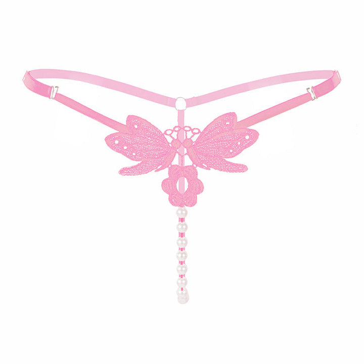Embroidered Pearl Sexy Panties