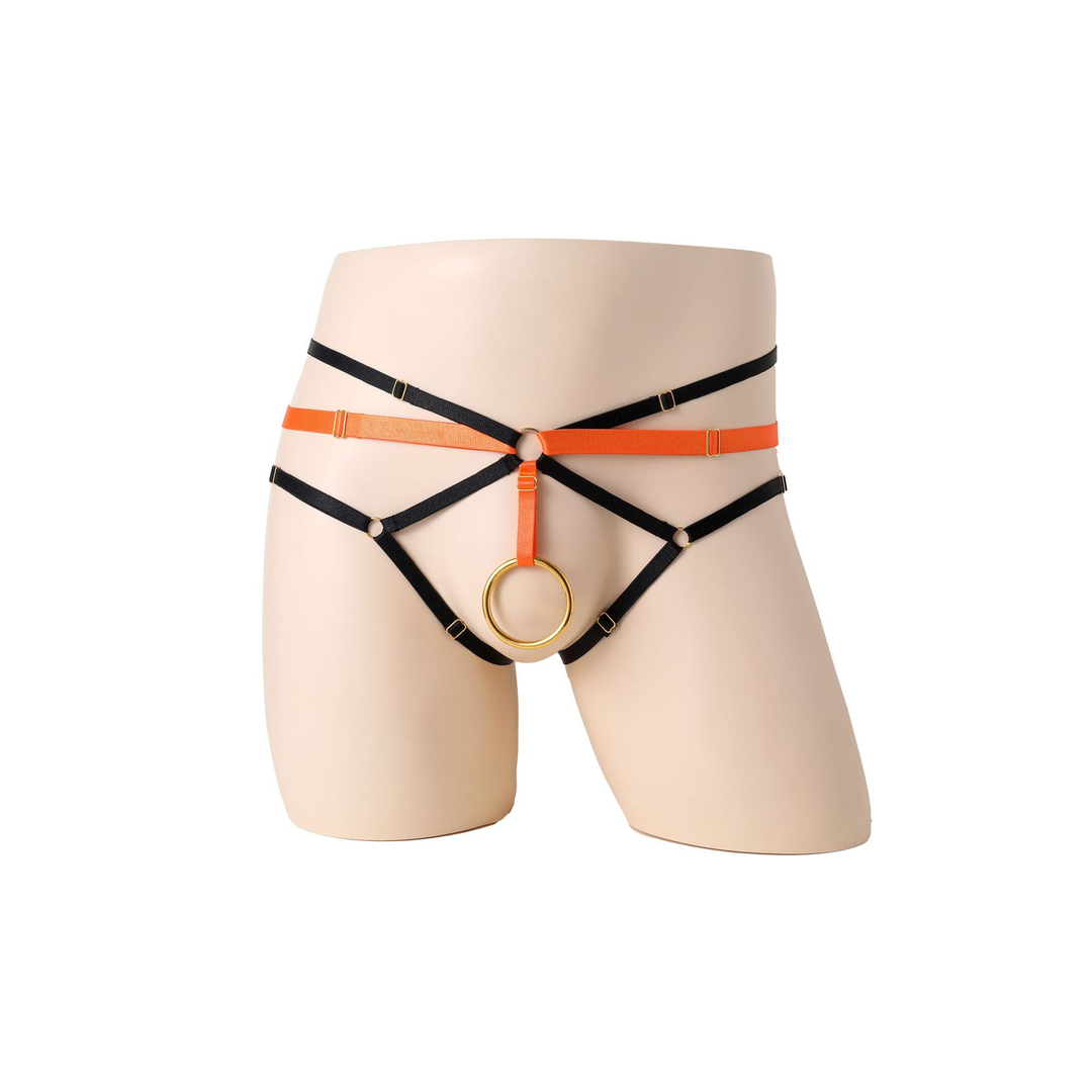 Men’s Strappy Briefs – Cutout Ring Detail