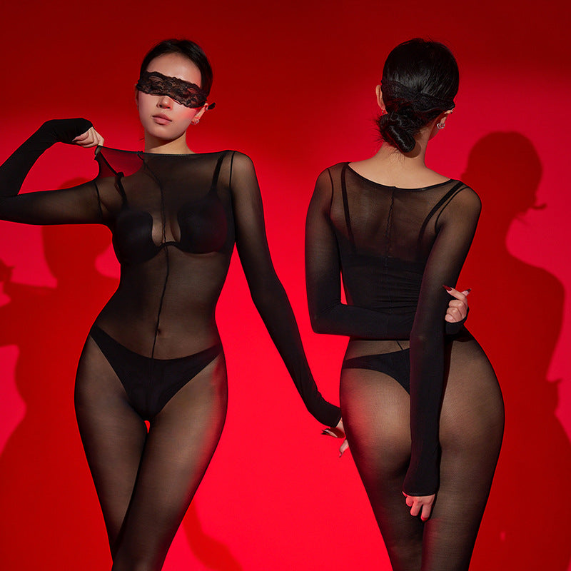 Glossy Sheer Ultra Thin Bodystocking