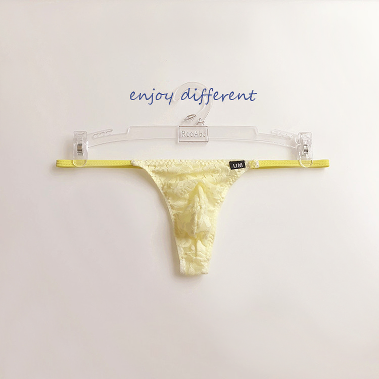 Men’s Sheer Lace Thong – Lightweight Fit