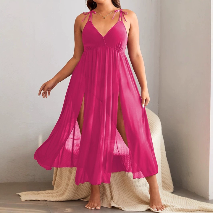 Romantic Sheer Slip Nightdress