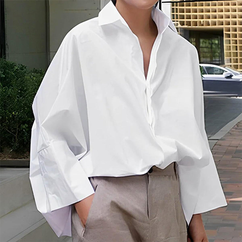 Relaxed Fit Button-Up Shirt