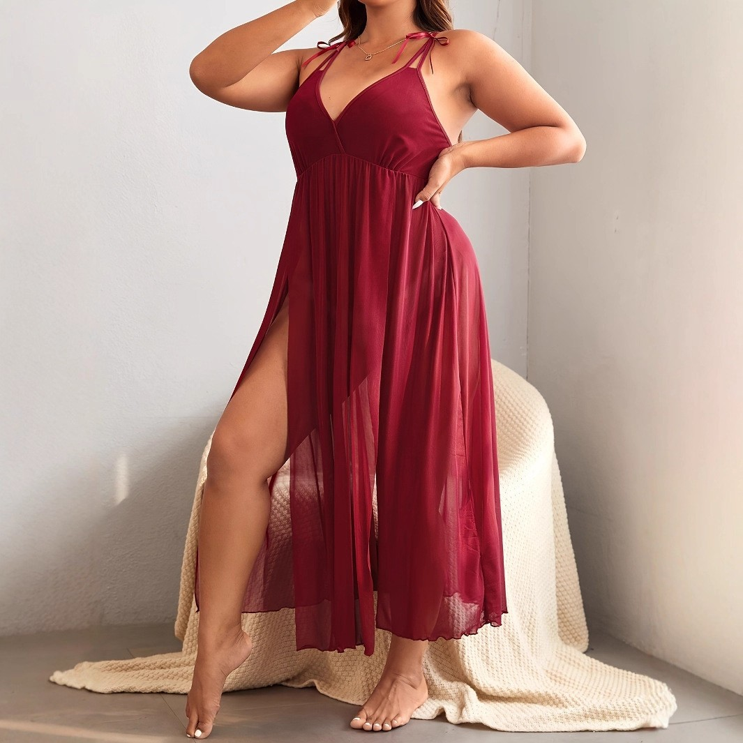 Romantic Sheer Slip Nightdress