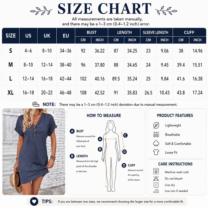 Henley Tulip Hem Mini Dress