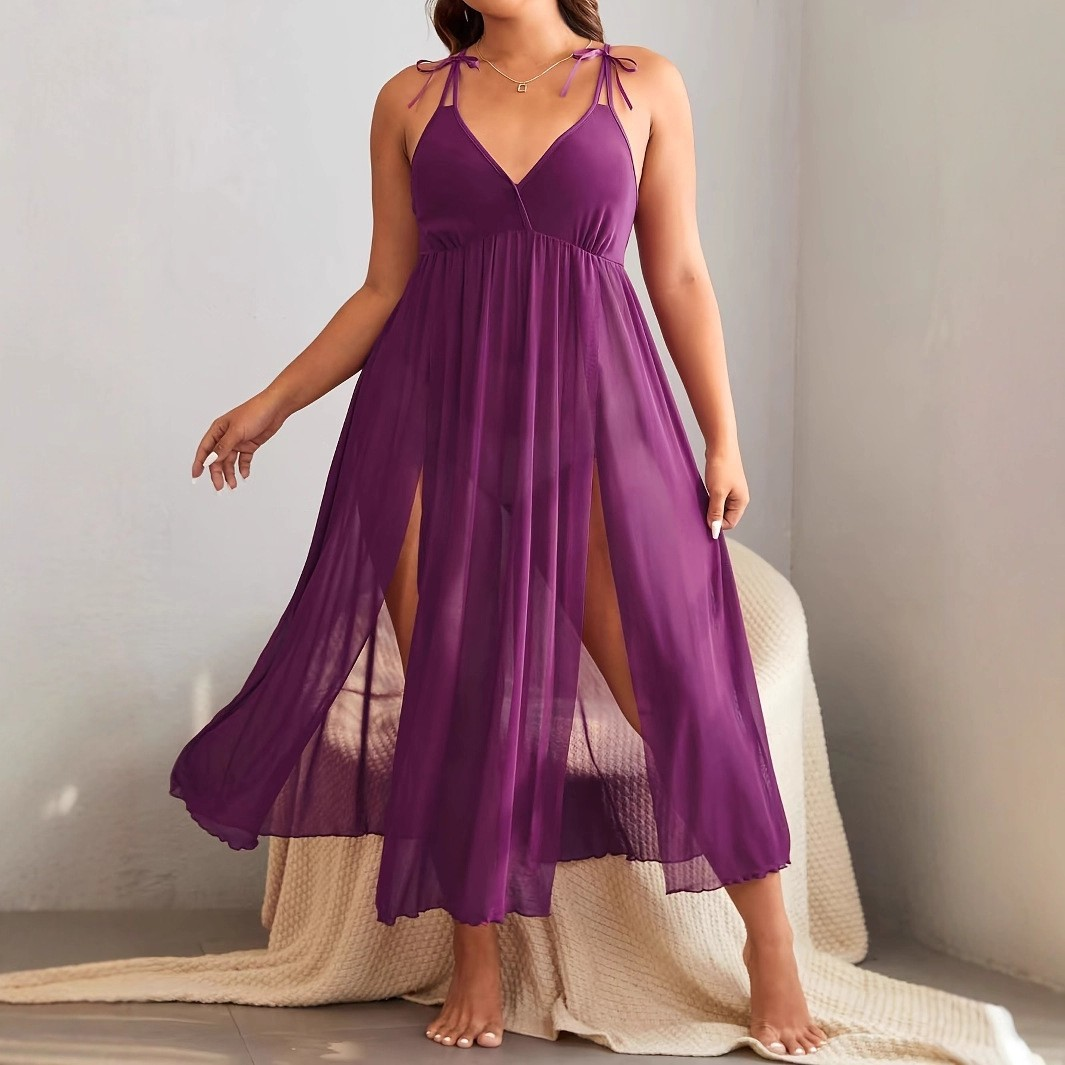 Romantic Sheer Slip Nightdress