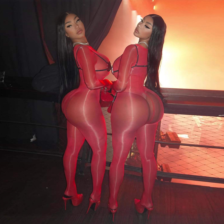 Women’s Glossy Sheer Bodysuit