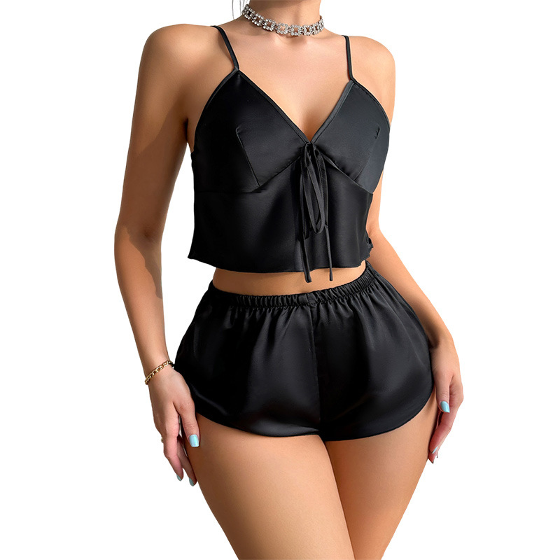 Women’s Satin Cami &amp; Shorts Sleepwear Set