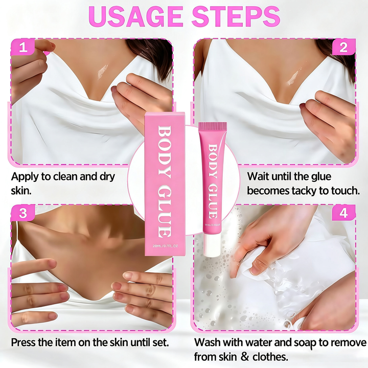 Body Glue for Clothing – Anti-Slip &amp; Stay-Put