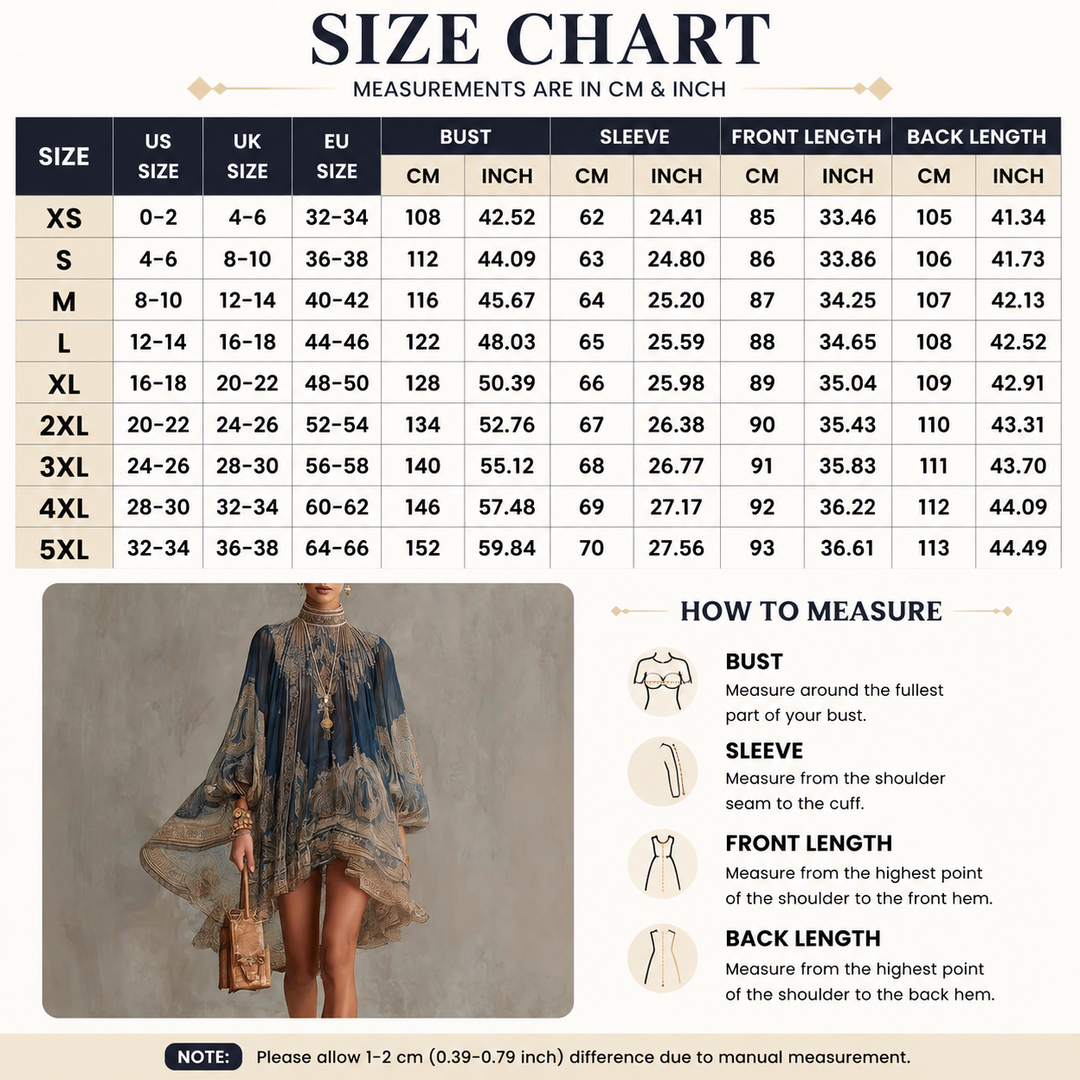 Elegant Baroque Print Chiffon Mini Dress