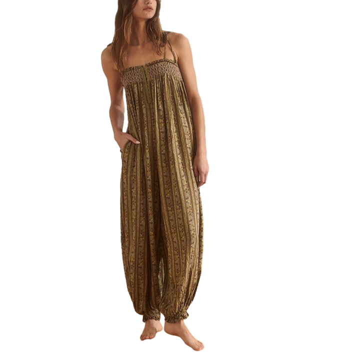 Flowy Boho Wide Leg Jumpsuit