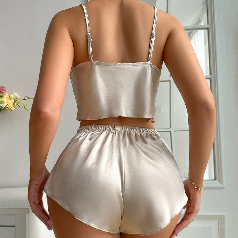 Women’s Satin Cami &amp; Shorts Sleepwear Set